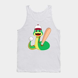 Snake Baseball Baseball bat Sports Tank Top